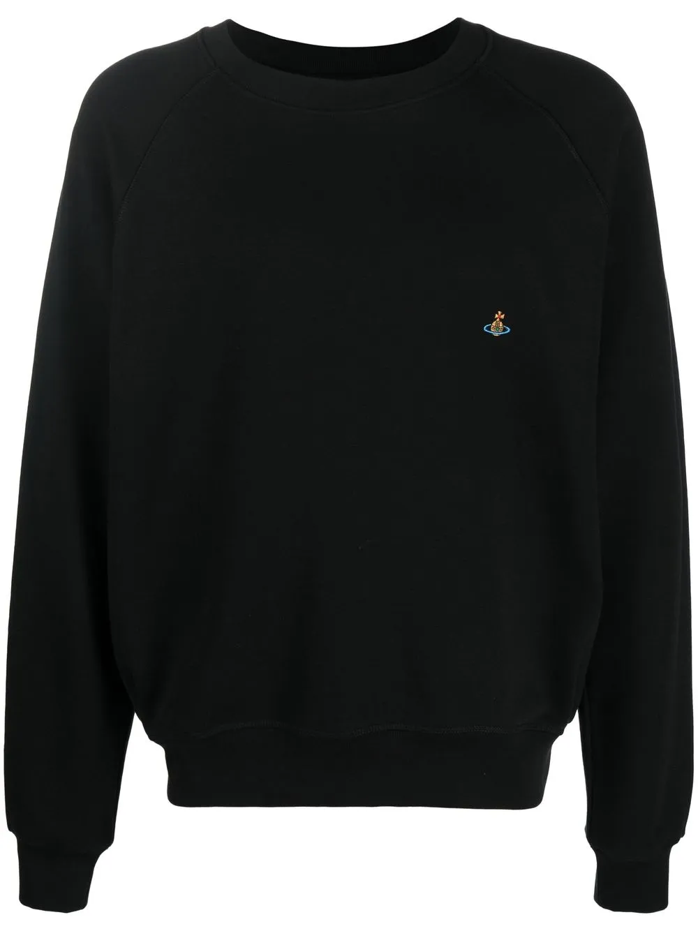 

Vivienne Westwood sudadera Orb con logo bordado - Negro