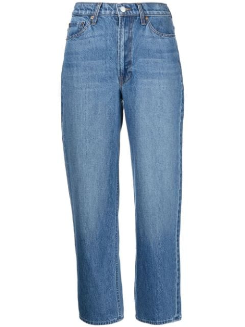 MOTHER - high-waist straight-leg jeans