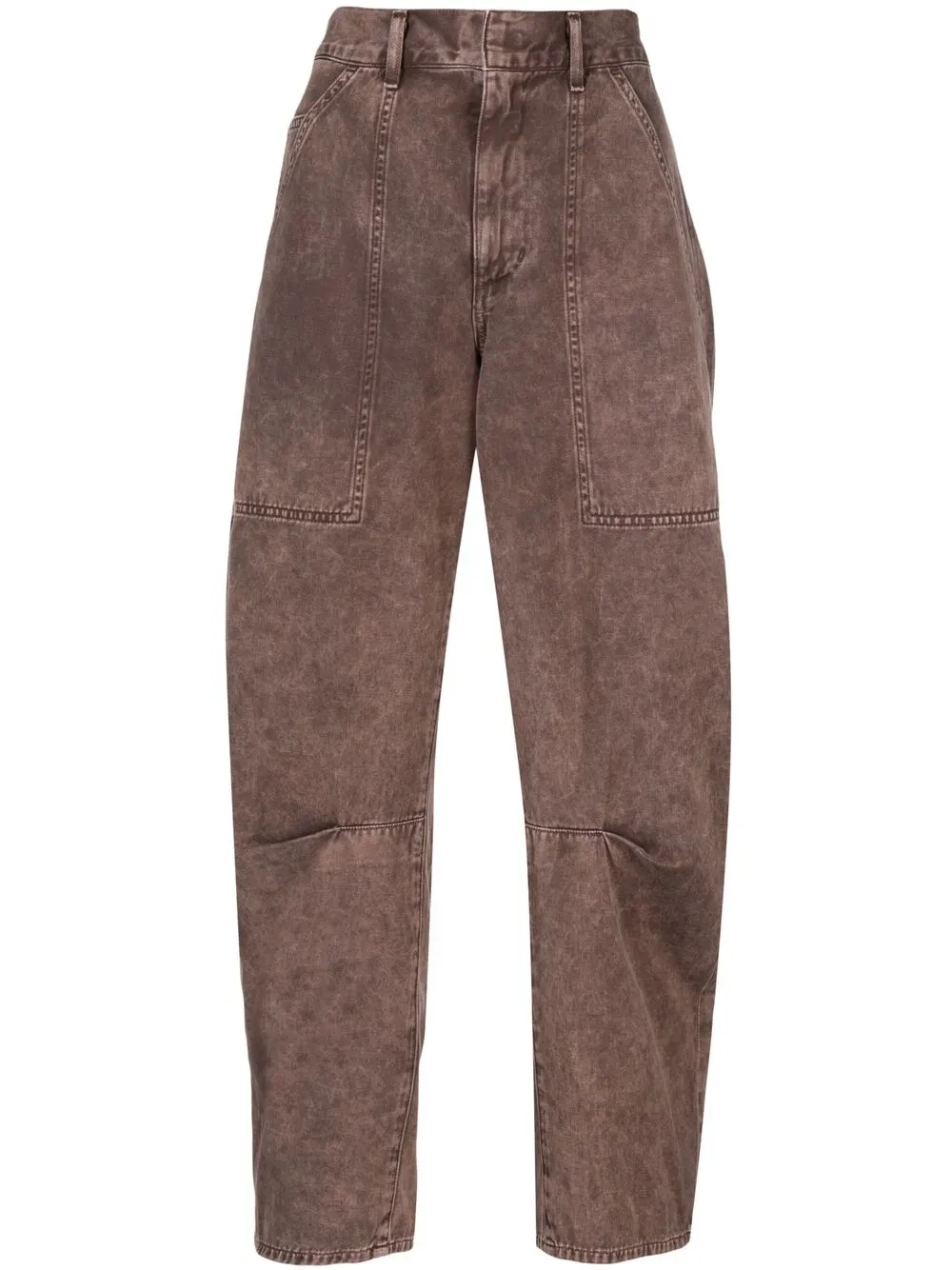 

Citizens of Humanity Lori mid-rise tapered jeans - Brown