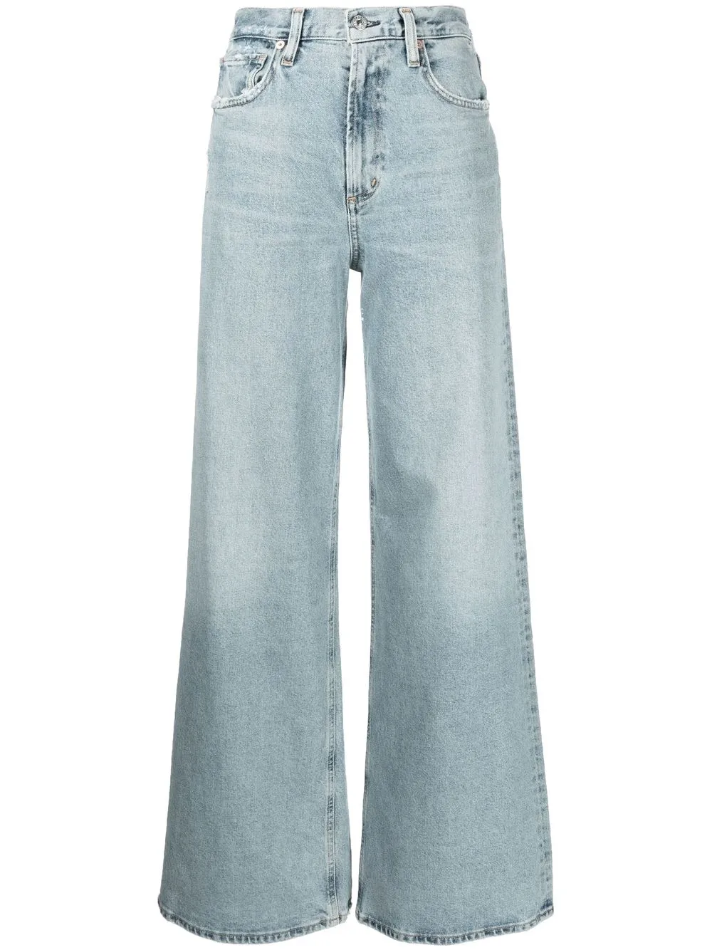 

Citizens of Humanity jeans anchos Flavie con tiro medio - Azul