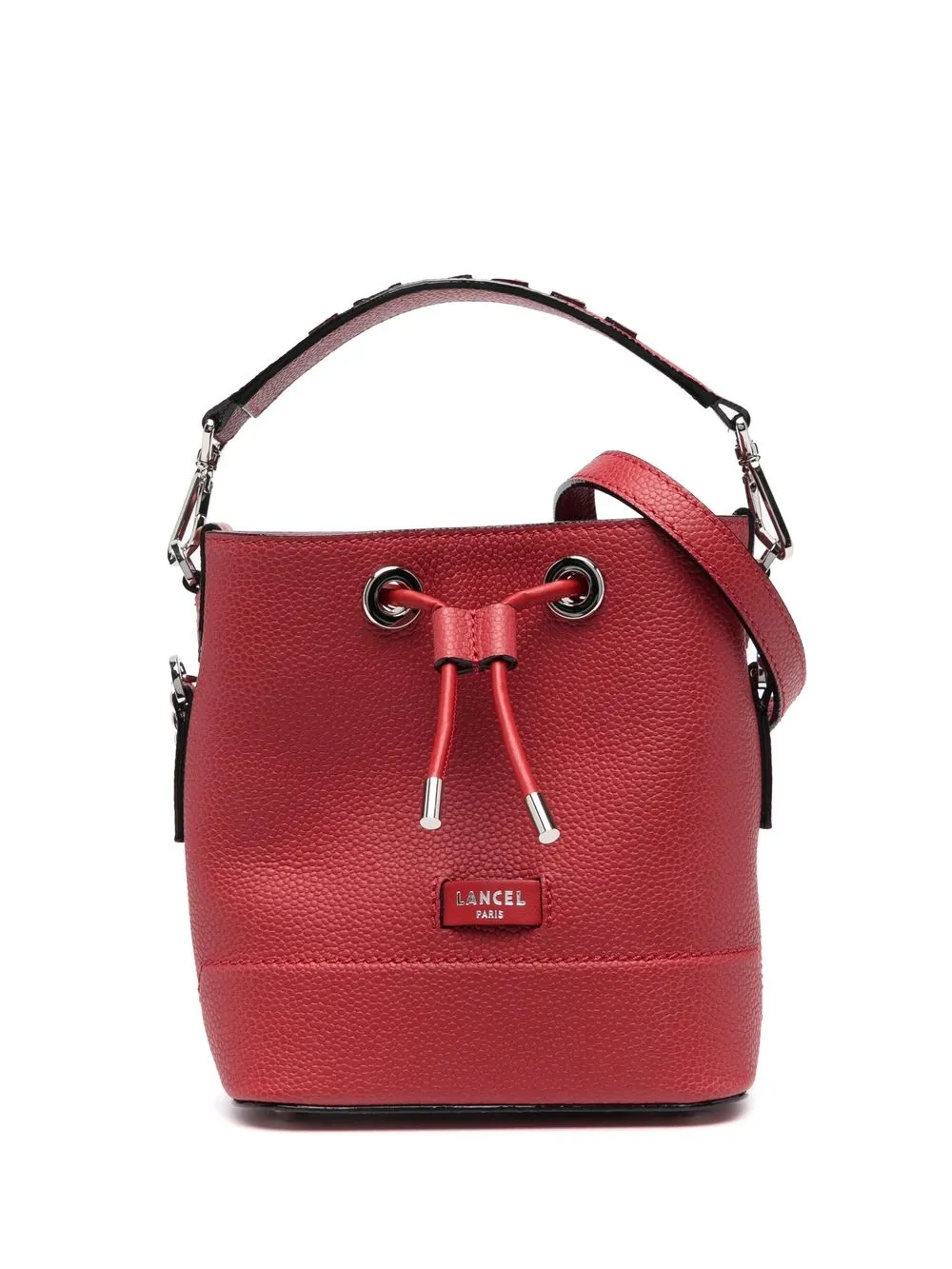 

Lancel bolsa bucket con cordones - Rojo