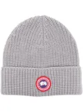 Canada Goose Arctic Disc knitted wool beanie - 961 mist grey