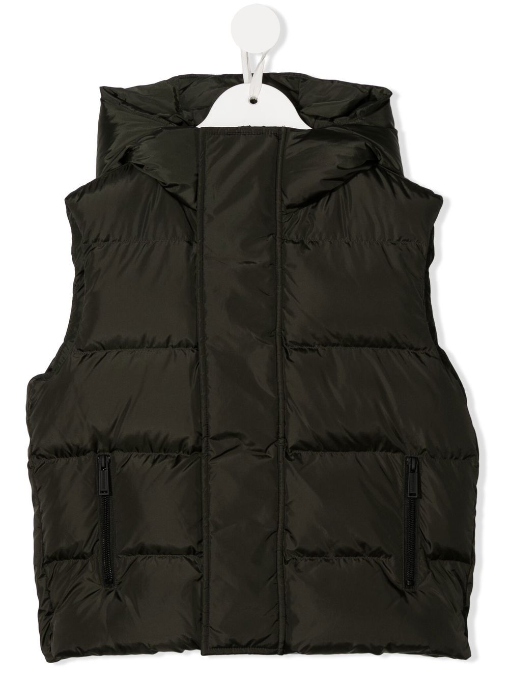 

Dsquared2 Kids quilted hooded puffer gilet - Green