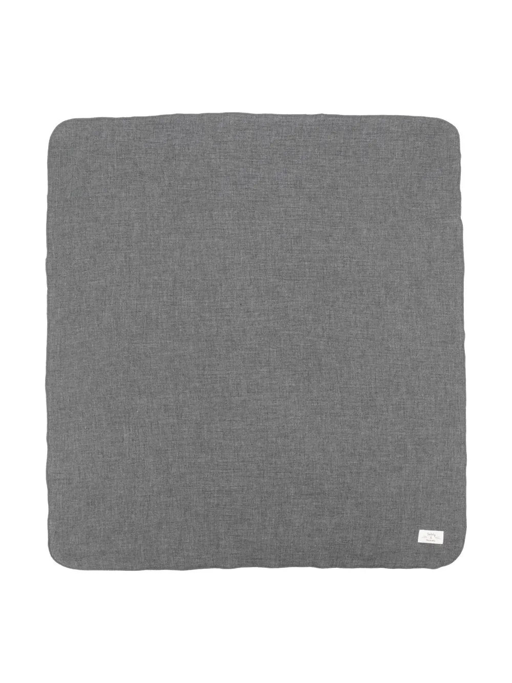 

TEDDY & MINOU cotton woven reversible blanket - Grey