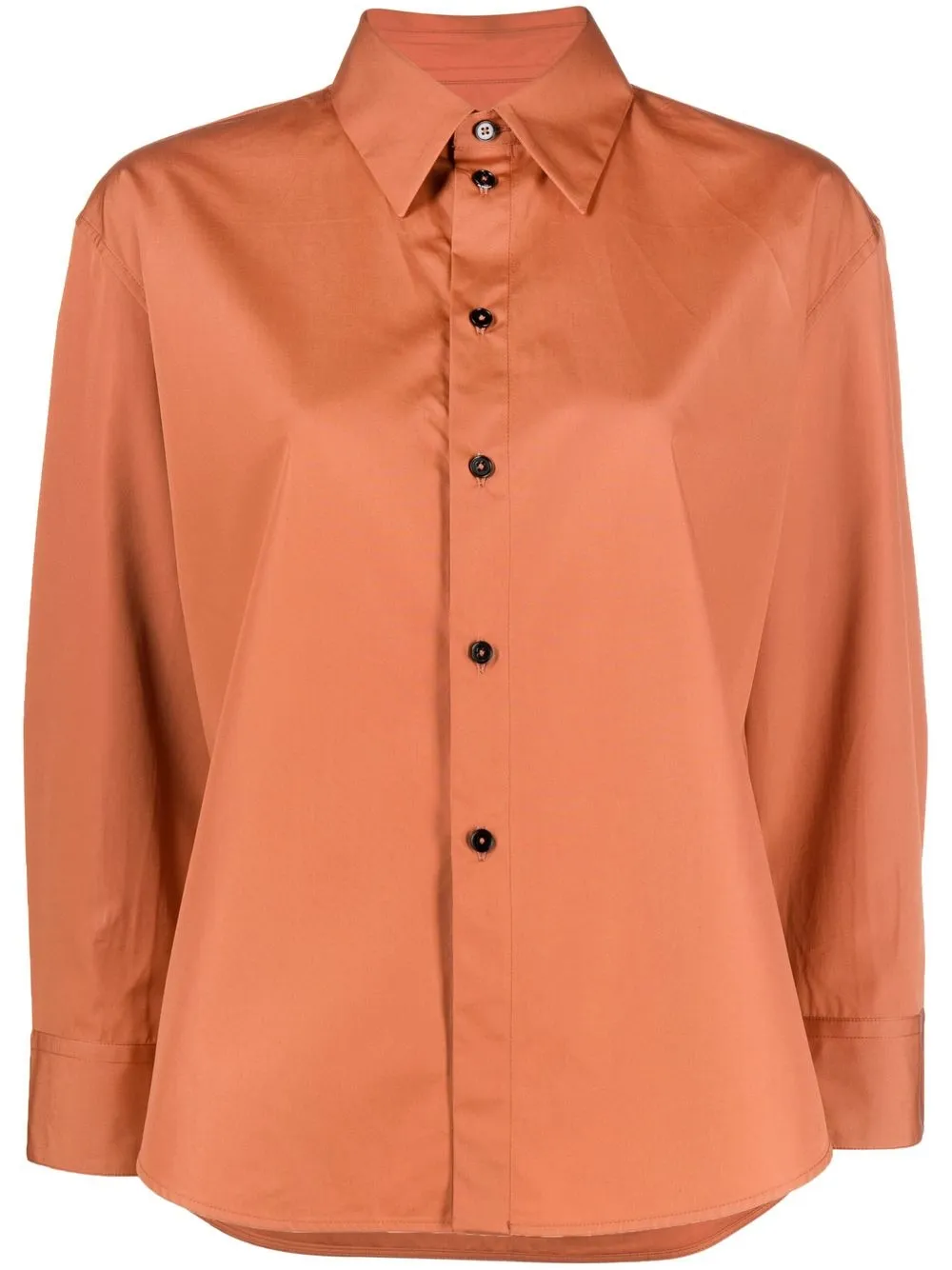 

Jil Sander camisa manga larga - Naranja