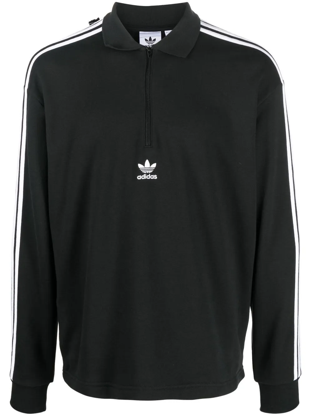 

adidas suéter con logo bordado - Negro