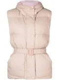 Ienki Ienki belted-waist puffer vest - Pink