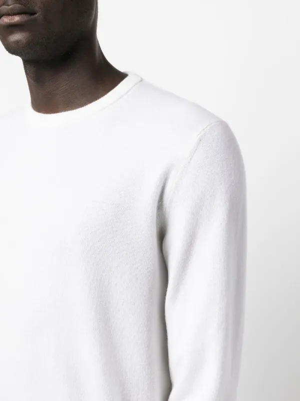 Zegna クルーネック カシミアセーター | ホワイト | FARFETCH JP