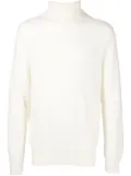 N.Peal roll-neck cashmere jumper - White