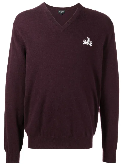 Pull à logo poitrine imprimé - N.Peal - Modalova