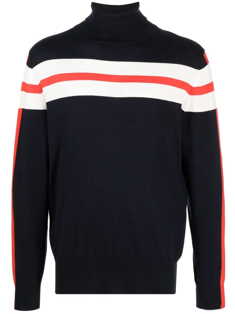 

N.Peal stripe-print knit jumper - Blue