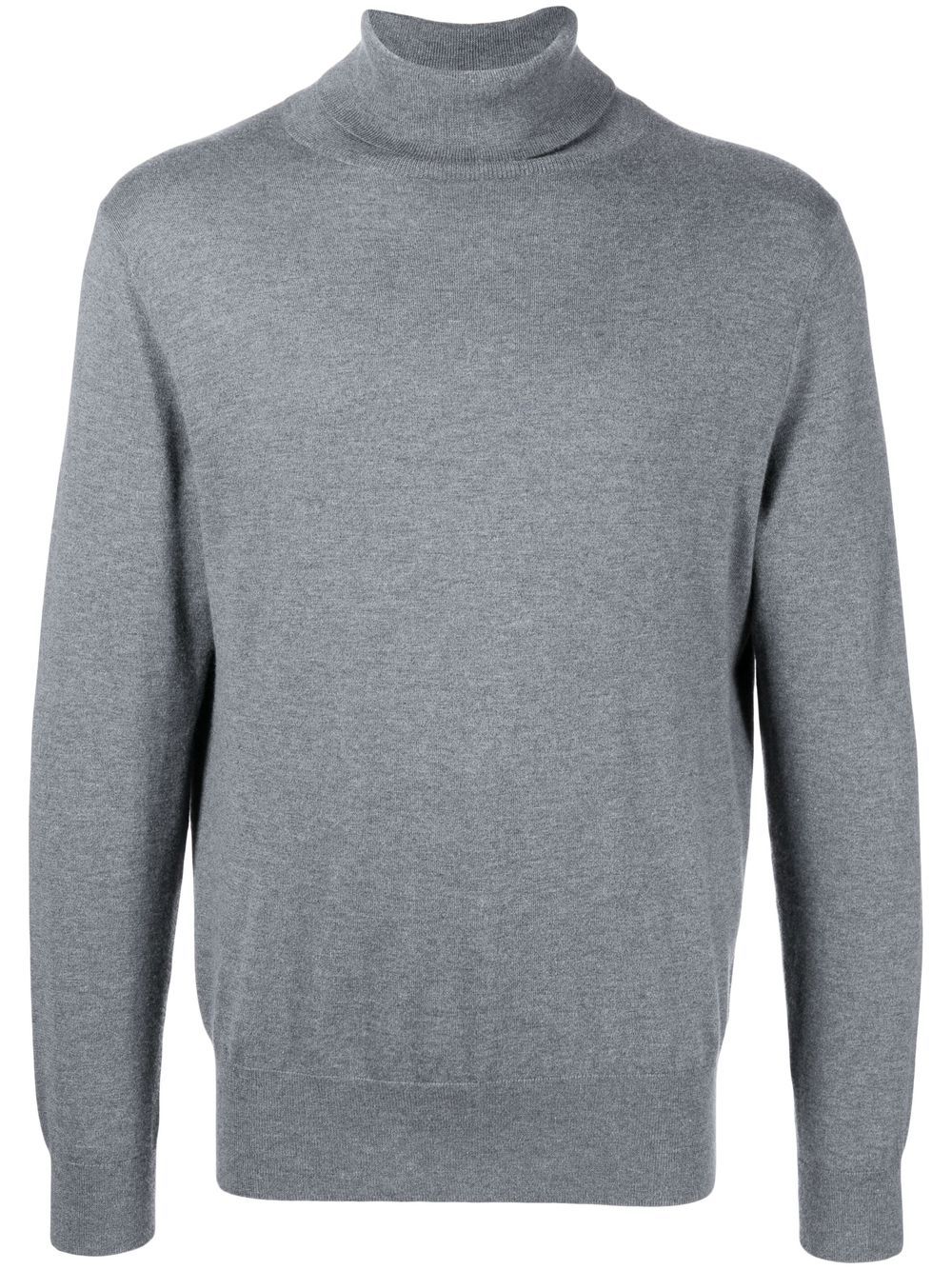 N•peal Roll-neck Knit Jumper In Grey