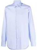 Barba point-collar cotton shirt - Blue
