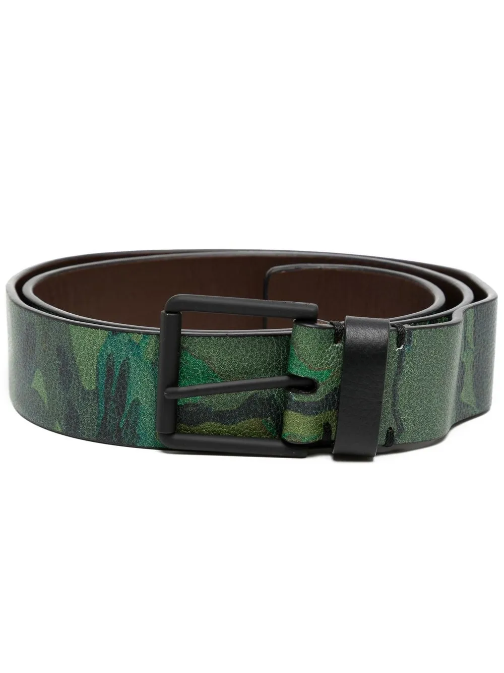 

Paul Smith graphic-print leather belt - Green