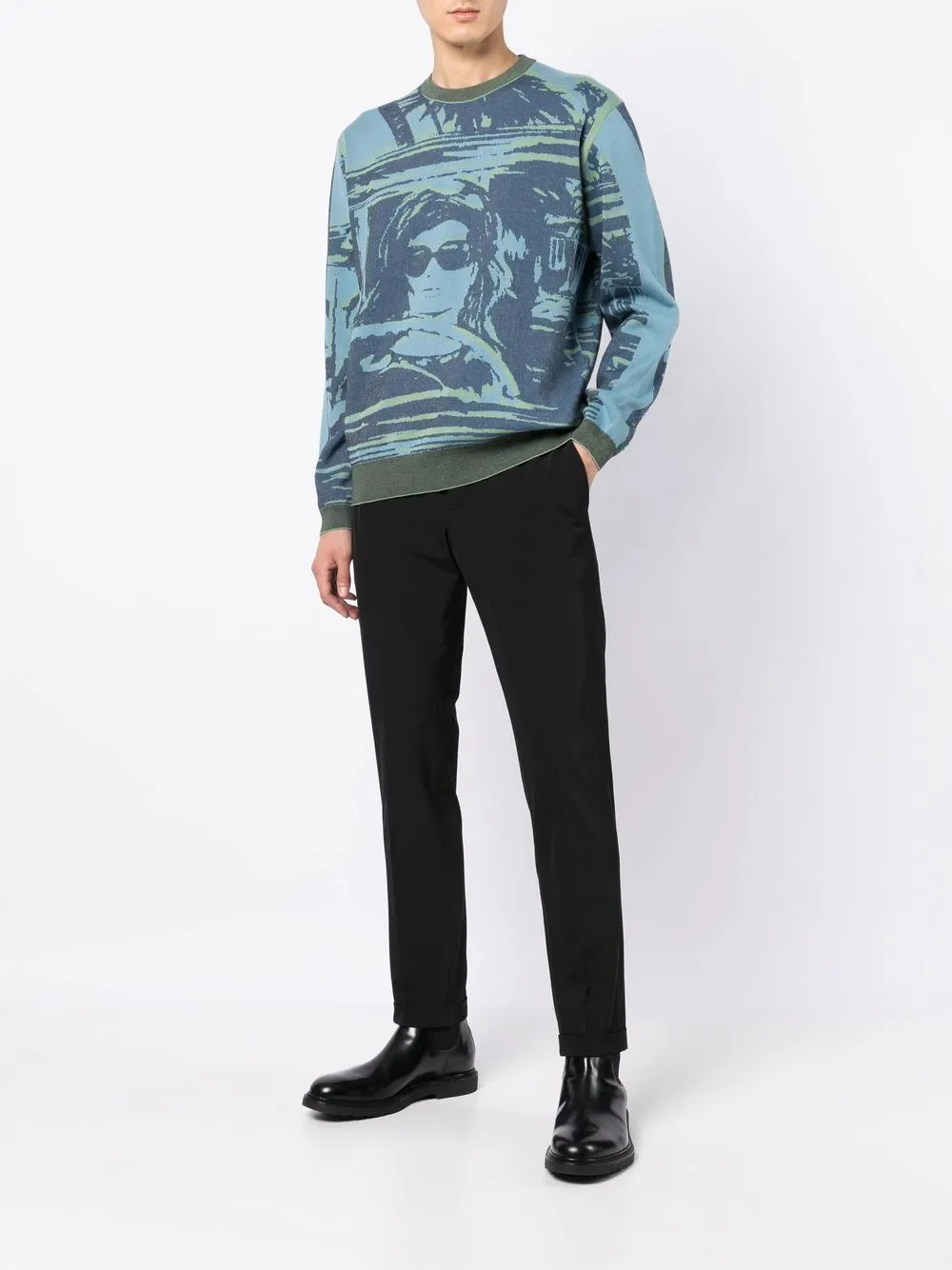 Paul Smith Getaway graphicjacquard Jumper Farfetch
