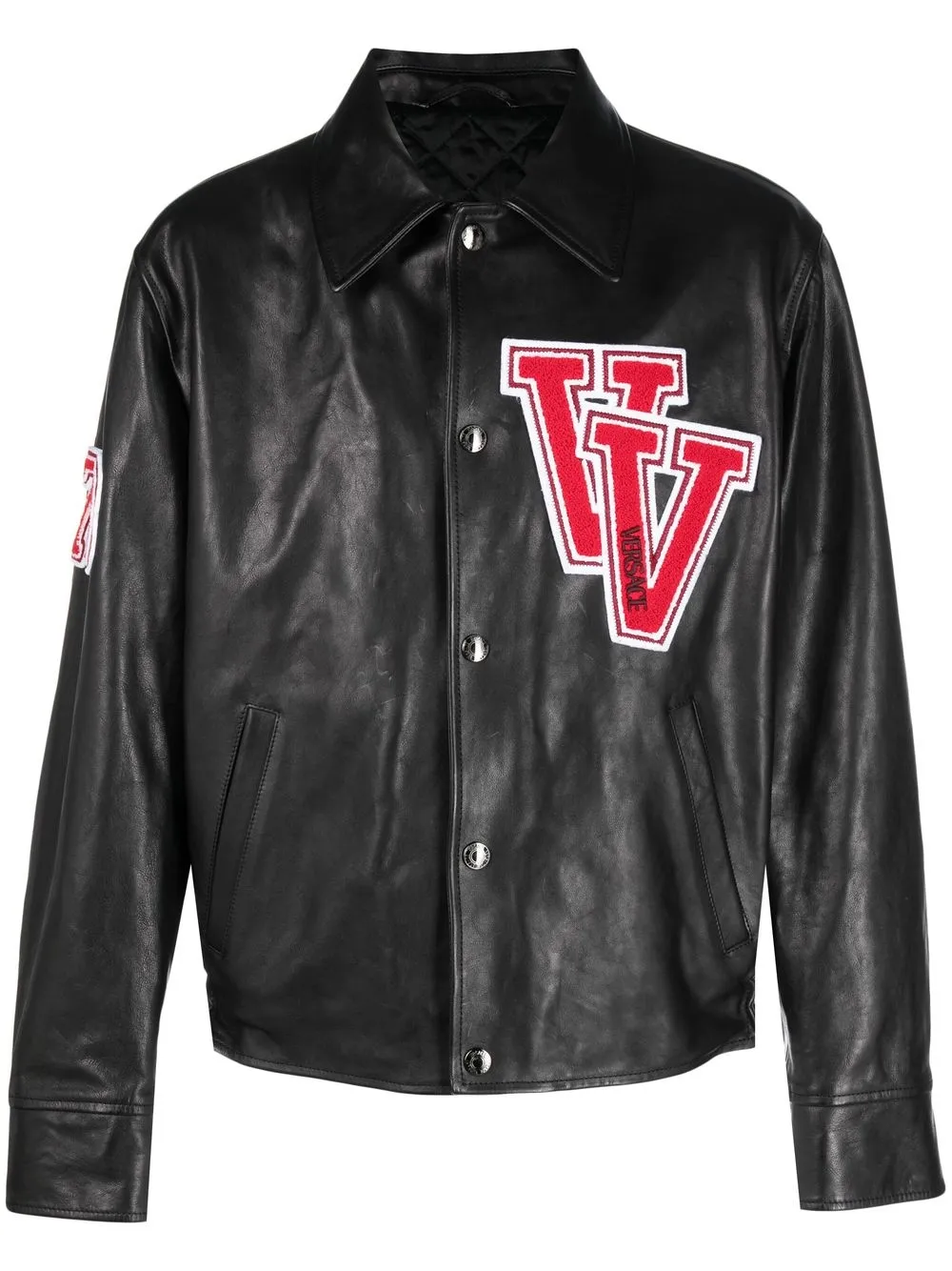 

Versace Varsity bomber jacket - Black