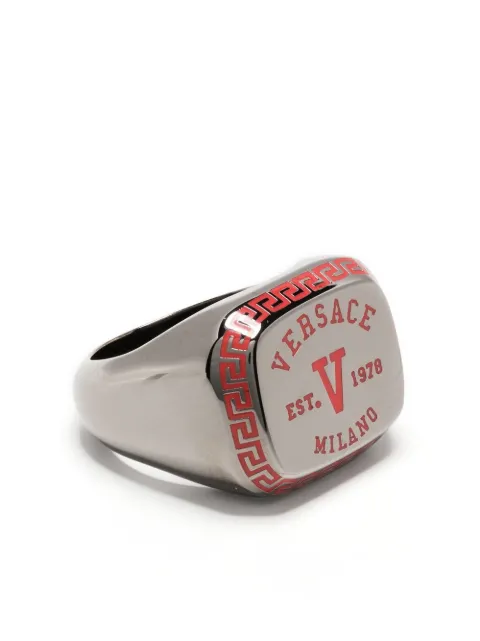 Versace Medusa-plaque ring