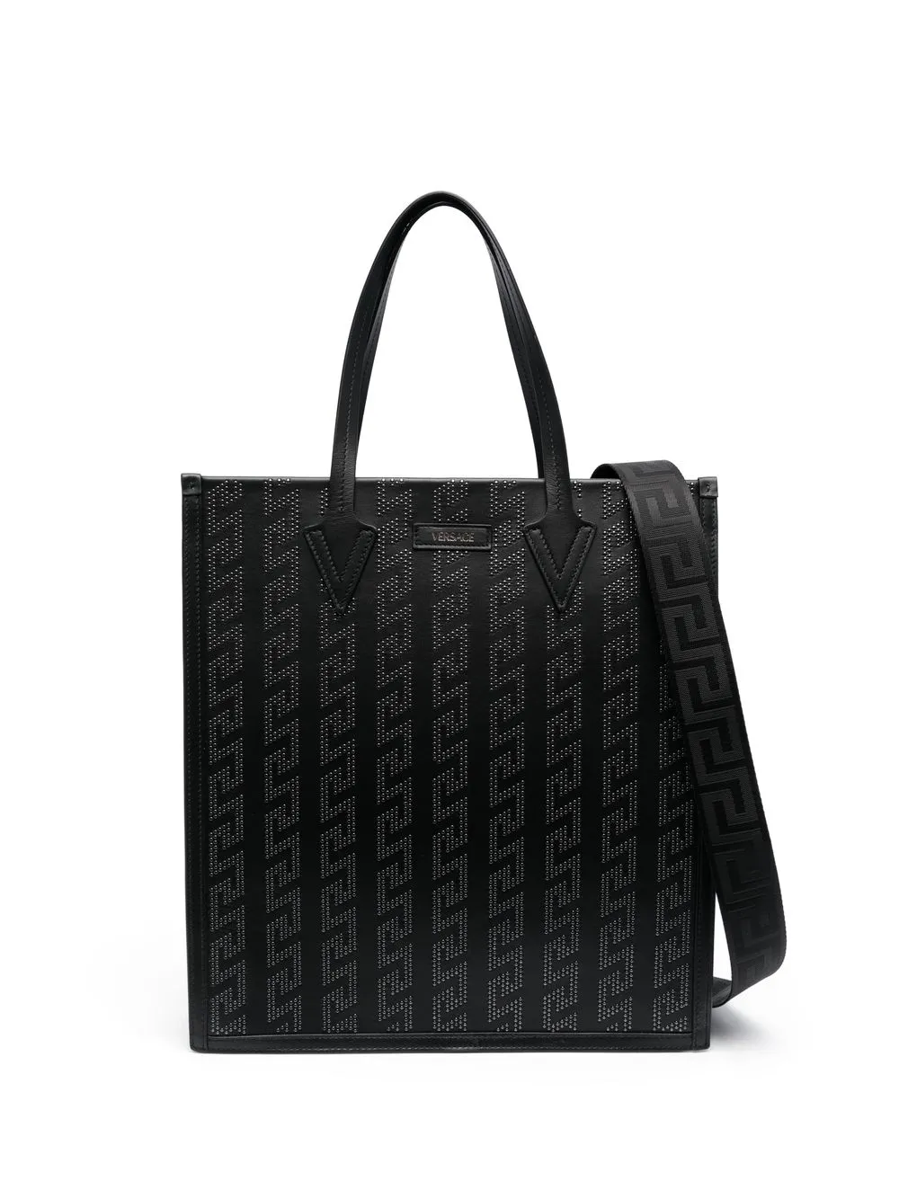 

Versace logo-print tote bag - Black