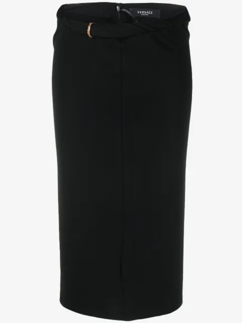 Versace La Greca midi skirt