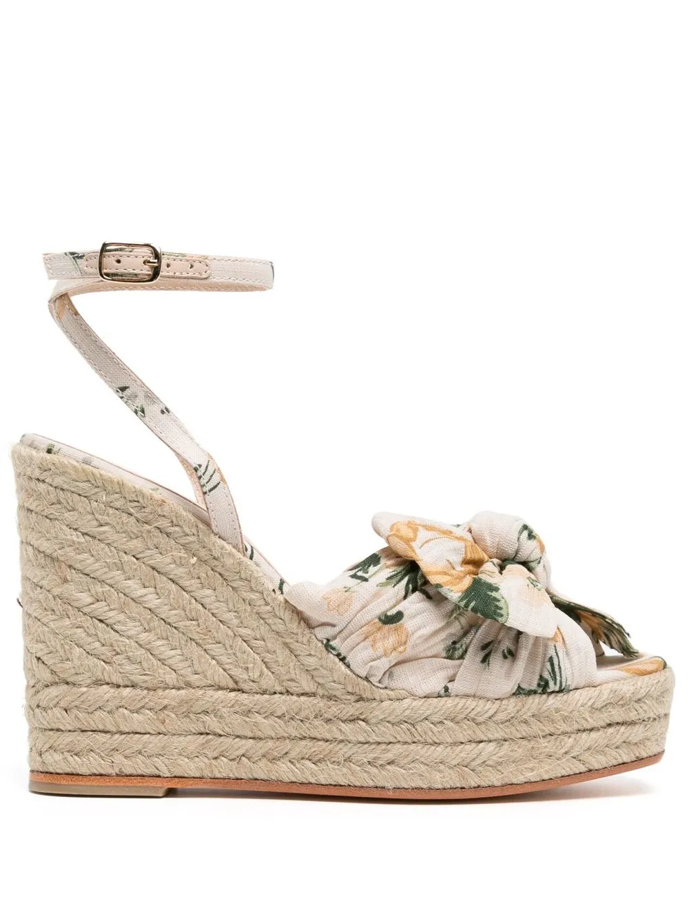 

Loeffler Randall alpargatas con motivo floral - Neutro