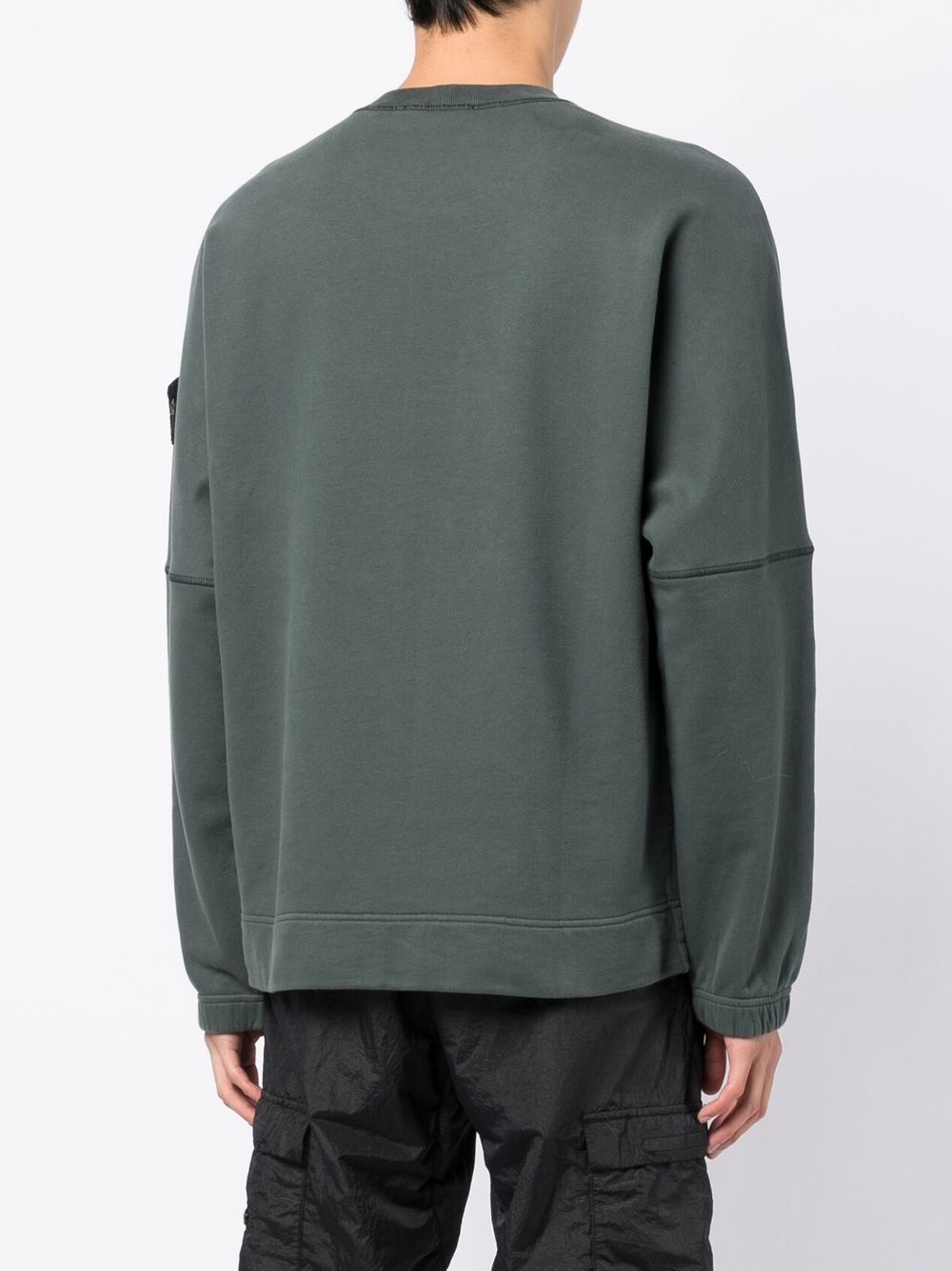 Stone Island logo-patch Sweatshirt - Farfetch