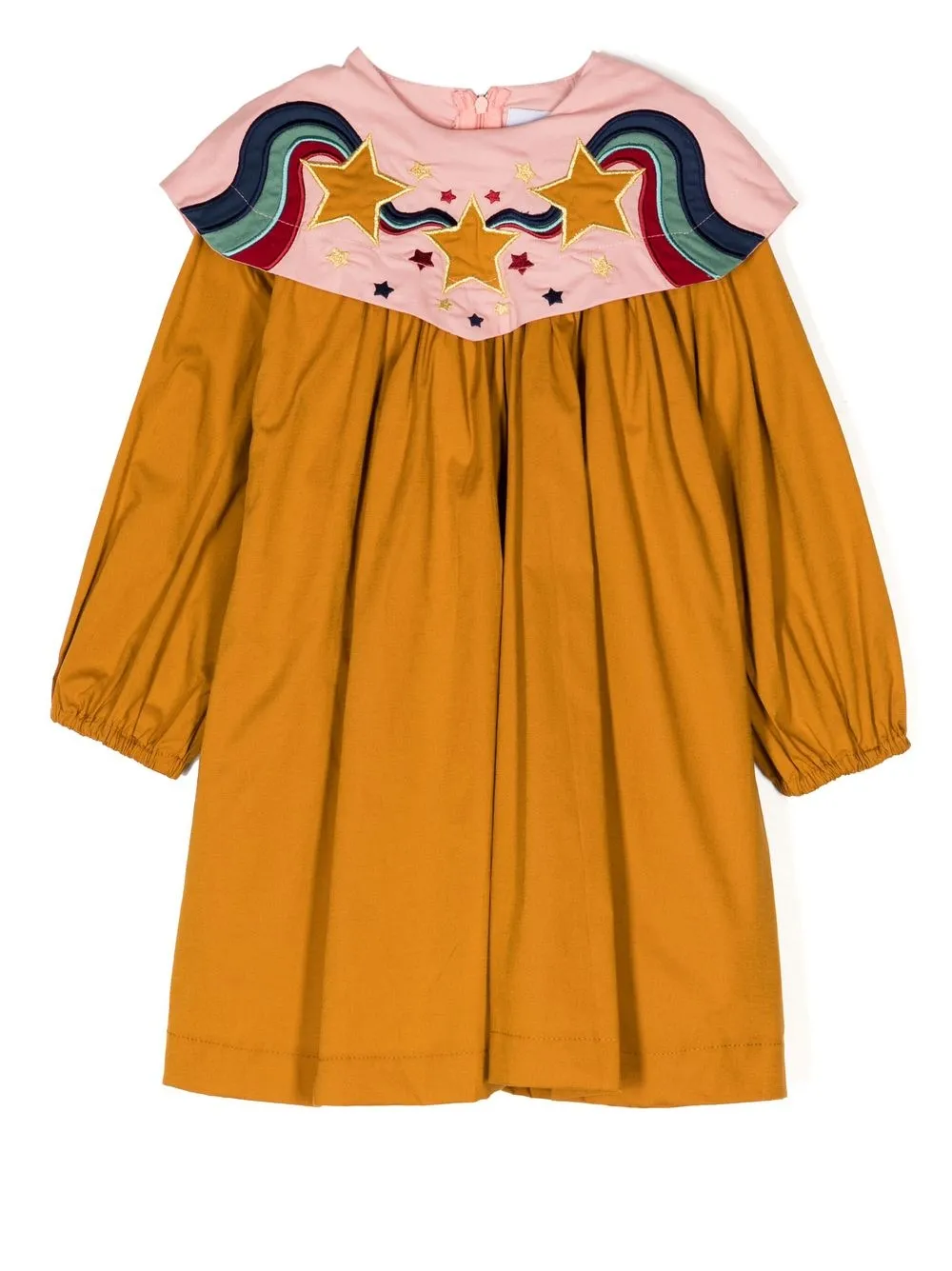 

Raspberry Plum Mary star-patch dress - Orange