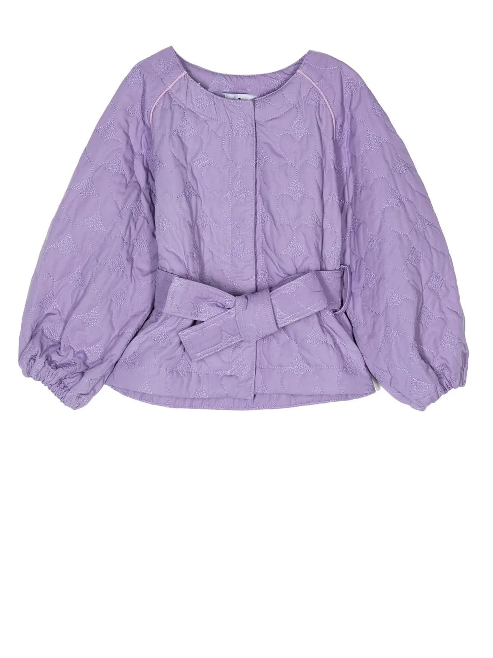 

Raspberry Plum Fleur quilted jacket - Purple