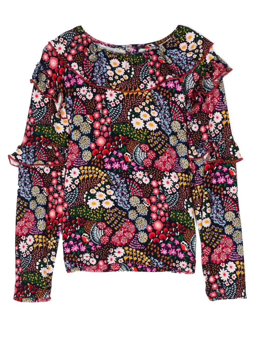 

Raspberry Plum Meara floral-print top - Blue