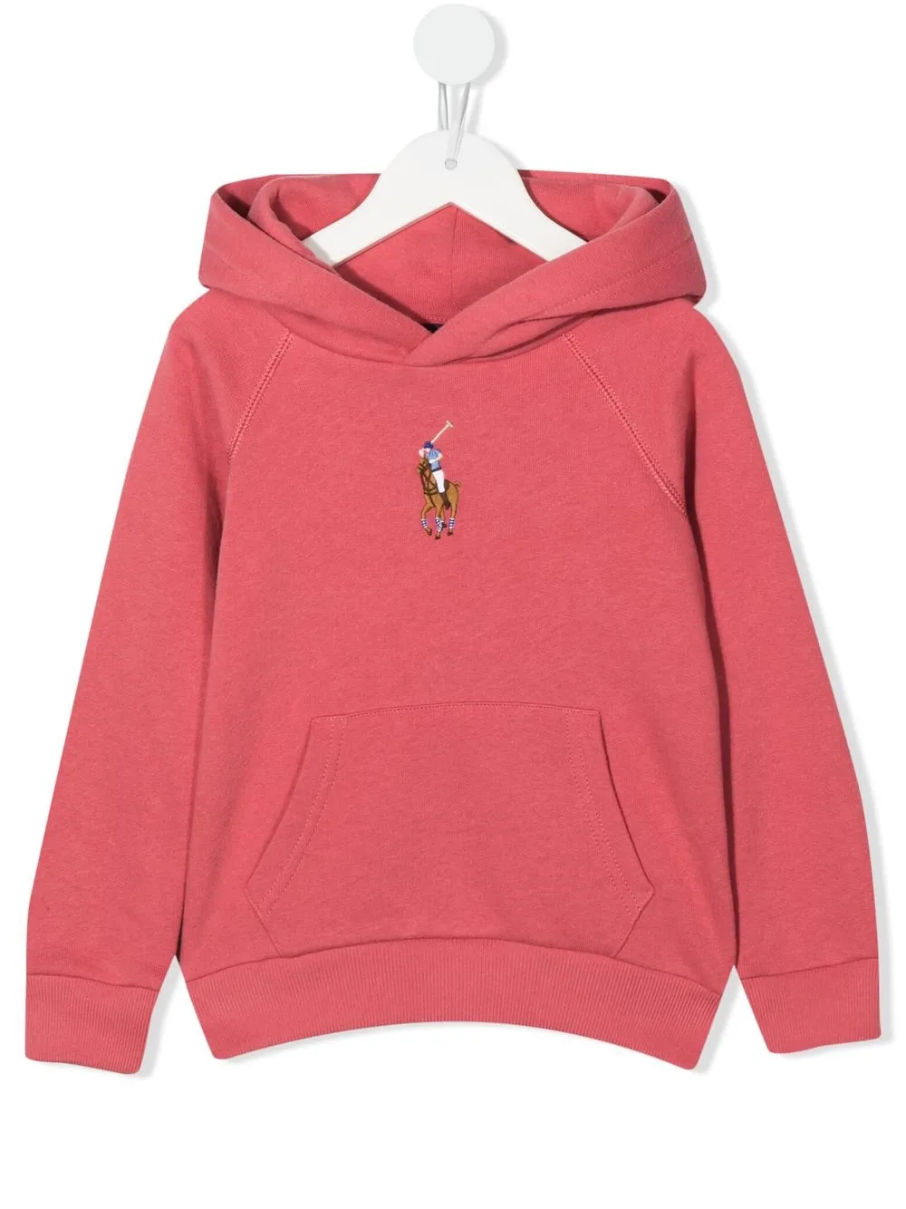 

Ralph Lauren Kids logo-patch pullover hoodie - Pink