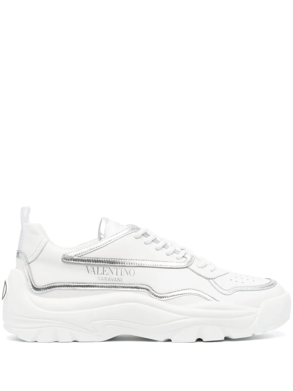 

Valentino Garavani low-top panelled sneakers - White