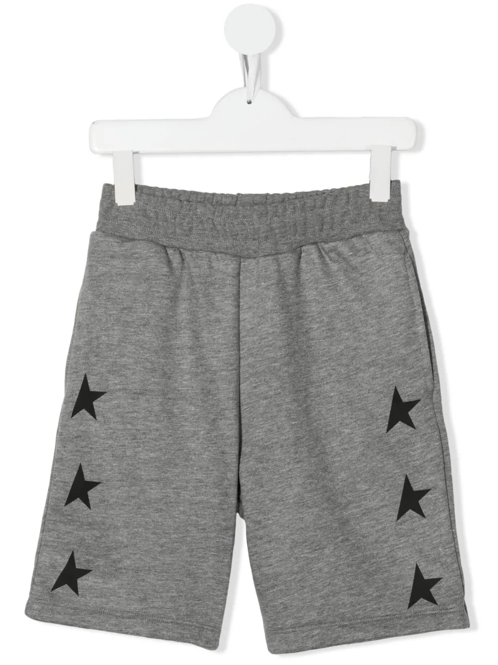 

Golden Goose Kids shorts de deporte con estrella estampada - Gris