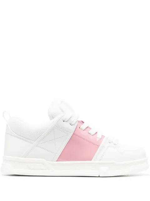 Valentino Garavani embossed-logo leather sneakers