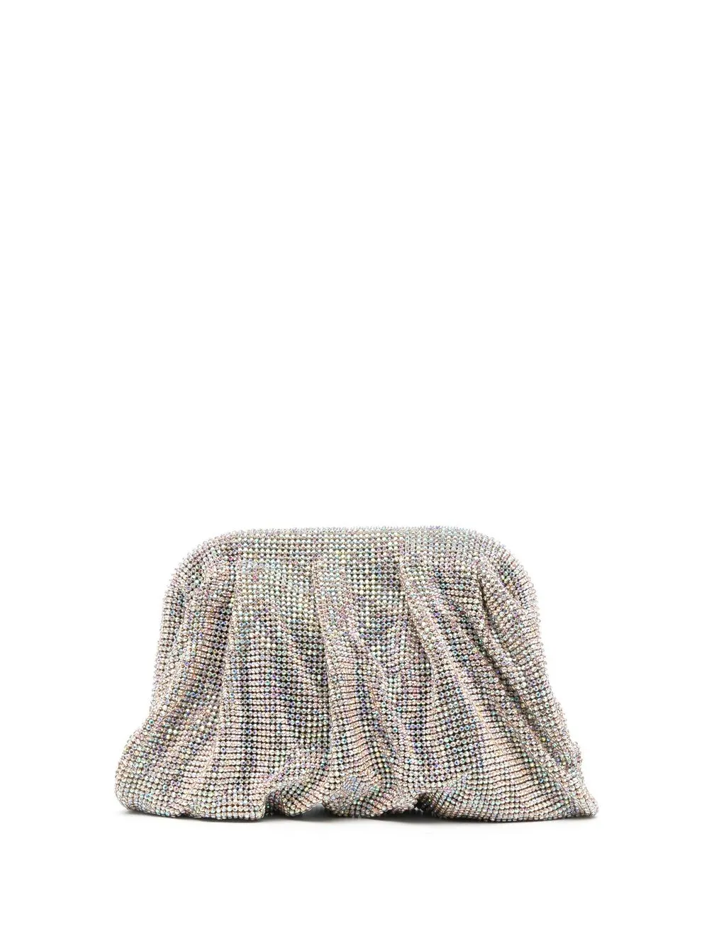 

Benedetta Bruzziches Venus crystal-embellished clutch bag - Neutrals