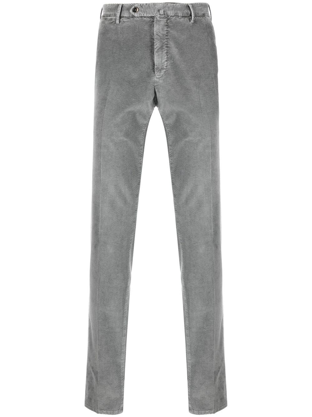 PT Torino corduroy straight-leg trousers - Grey