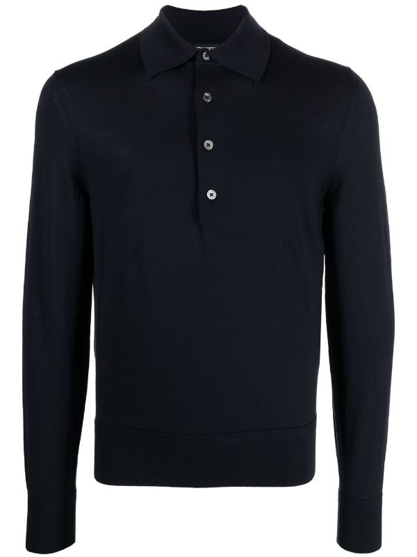 Tom ford discount polo long sleeve