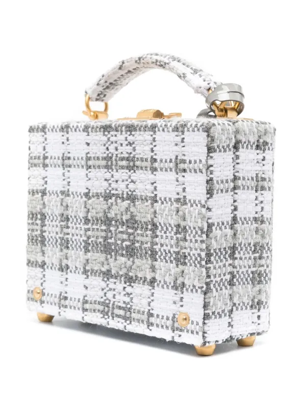 Thom Browne チェック ショルダーバッグ Thom Browne チェック ショルダーバッグ | グレー | FARFETCH JP