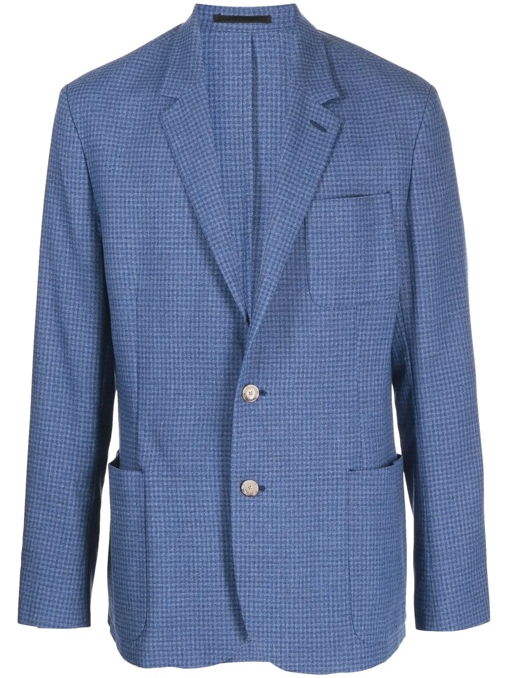 

Paul Smith checked tailored blazer - Blue