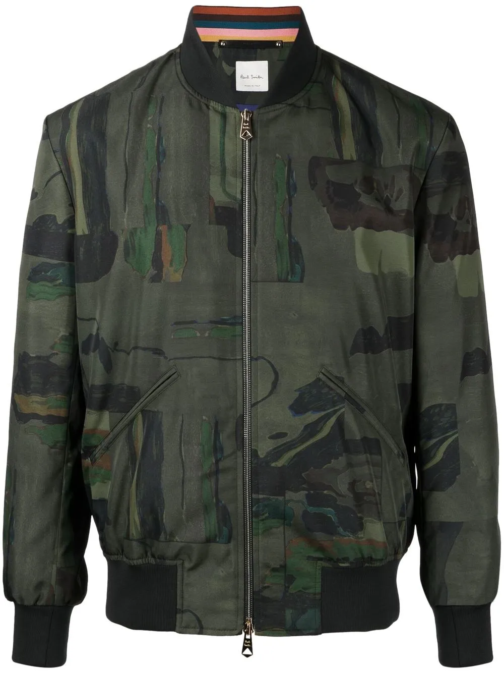 

Paul Smith camouflage-print bomber jacket - Green