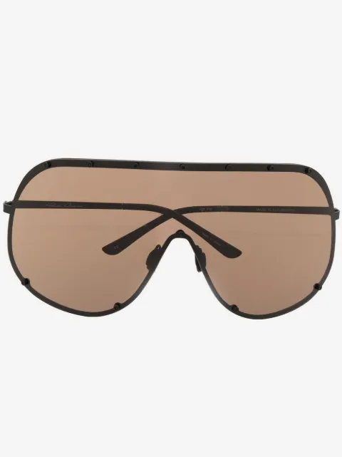Rick Owens Shield oversized-frame sunglasses