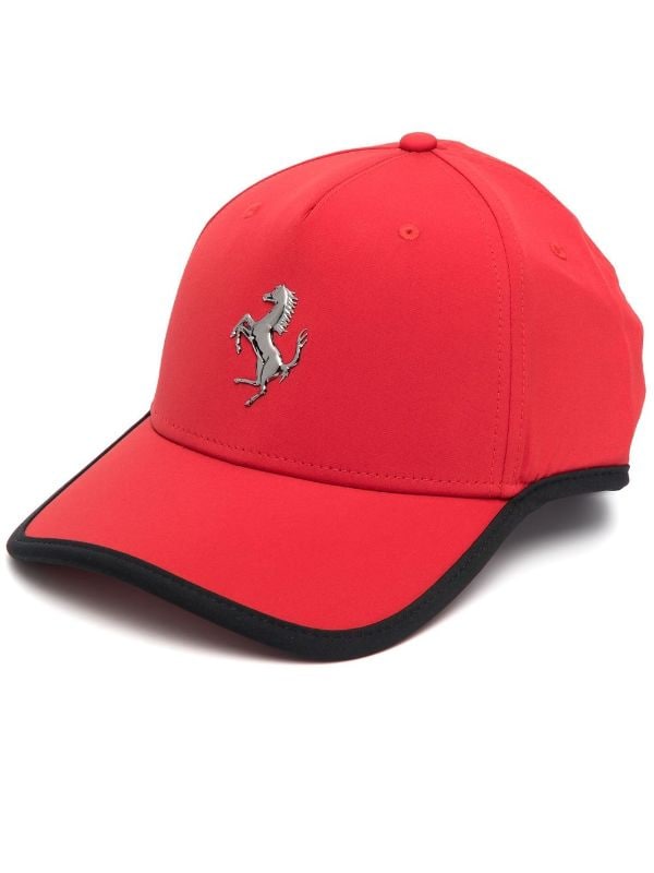 Ferrari Cappello Da Baseball Con Placca Logo - Farfetch