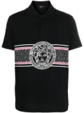 Versace Medusa Head-print polo shirt - Black