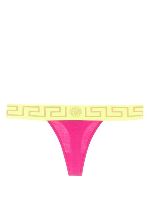 Versace Greca-waist thong