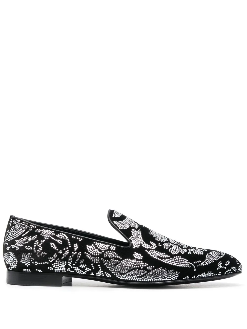 

Versace mocasines con apliques barroco - Negro