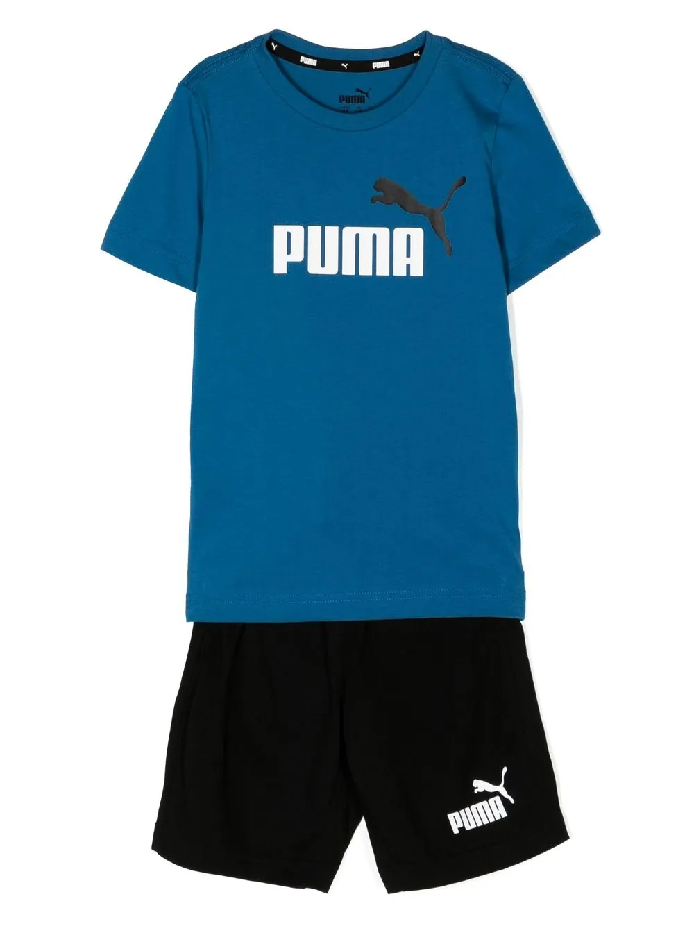 

Puma Kids set de shorts con logo estampado - Negro
