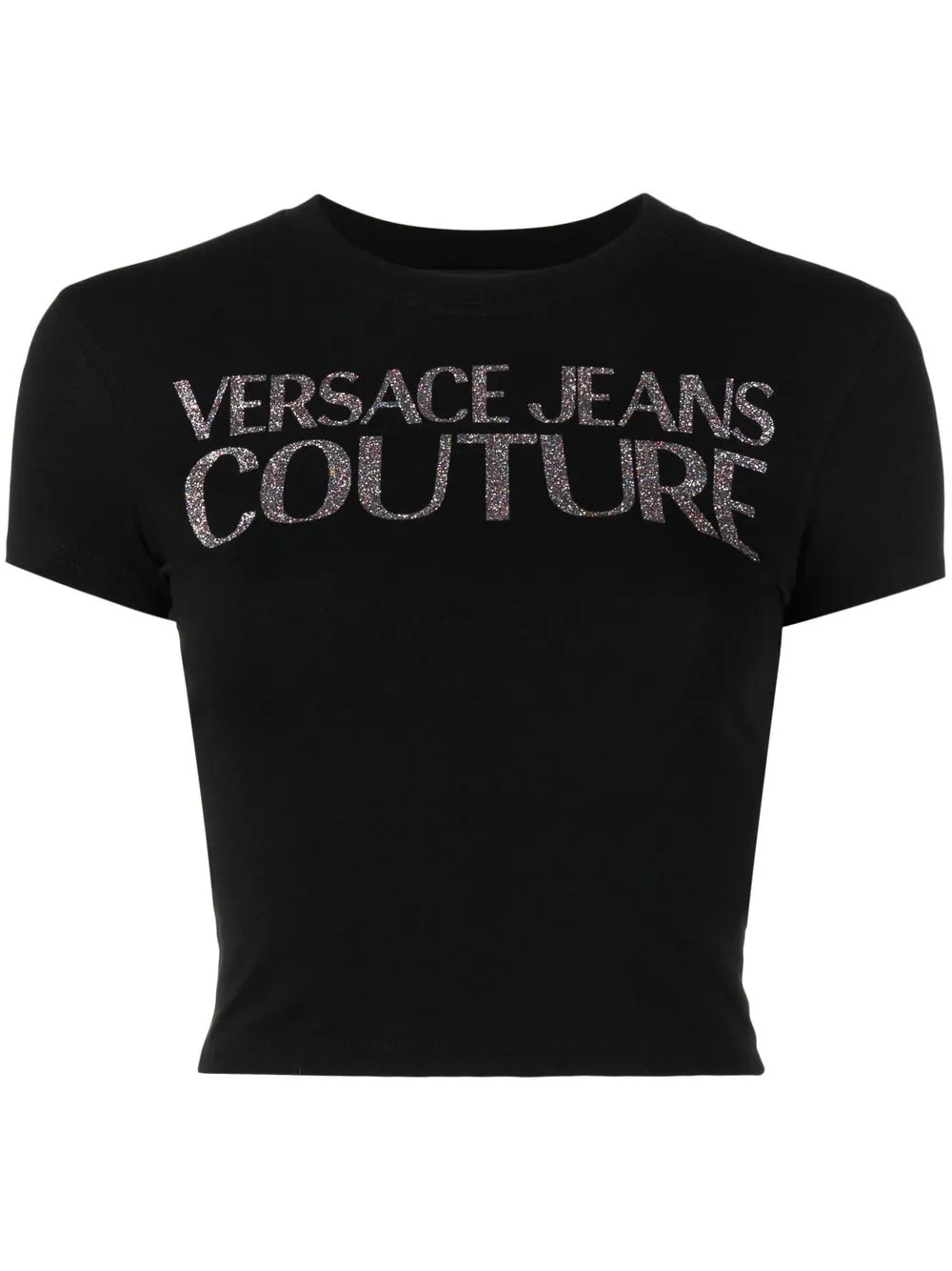 

Versace Jeans Couture playera con logo estampado - Negro