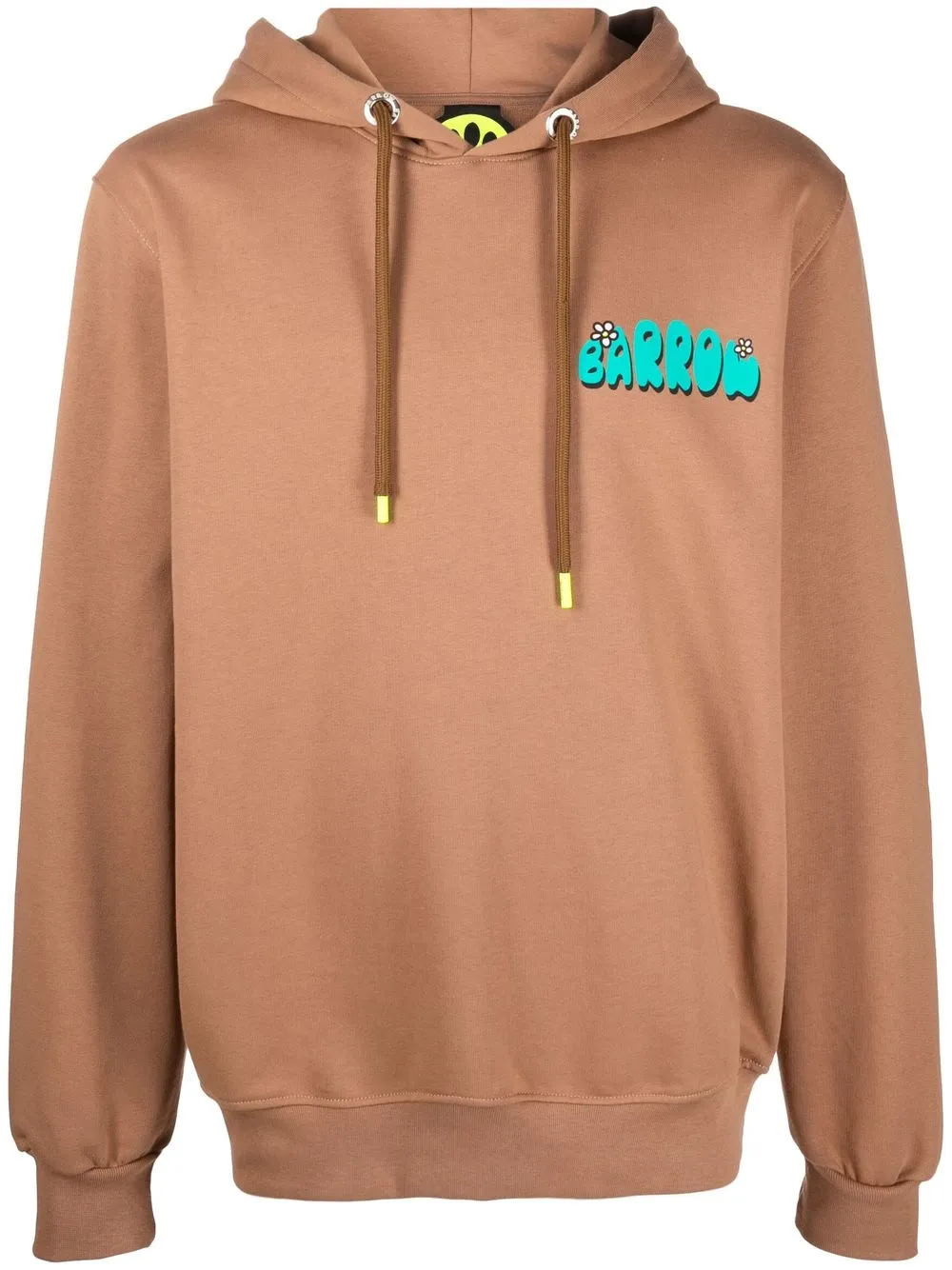 

BARROW hoodie con logo estampado - Marrón