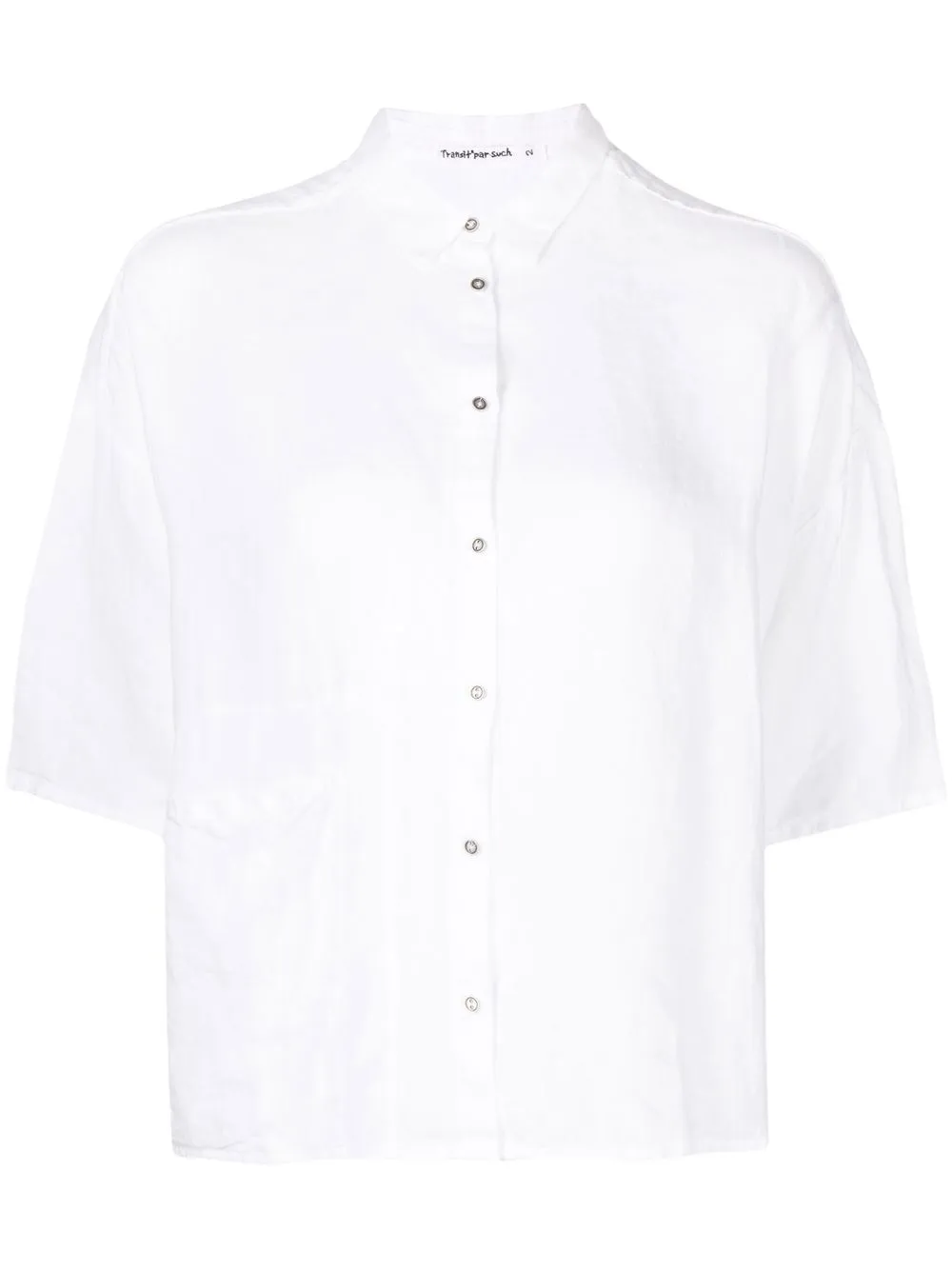 

Transit camisa con parche en el bolsillo - Blanco