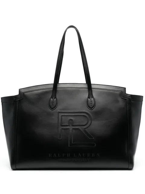 Ralph Lauren Collection logo-lettering tote-bag