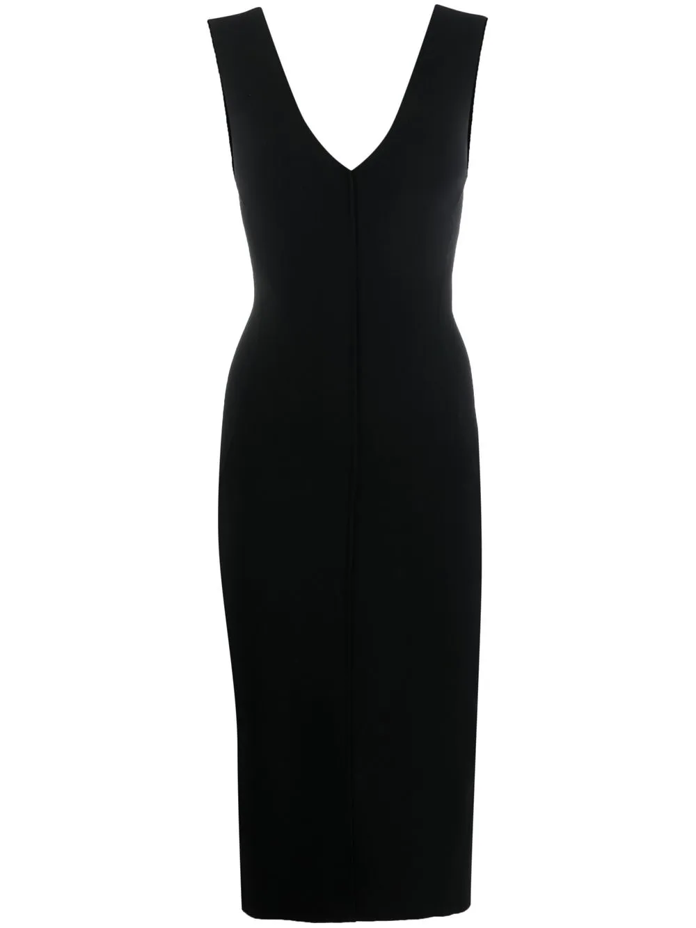 

Rick Owens Thank V-neck midi dress - Black