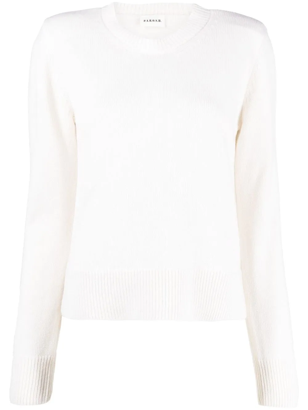 

P.A.R.O.S.H. crew-neck knitted jumper - White